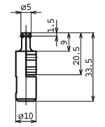 Contact points for horizontal stands